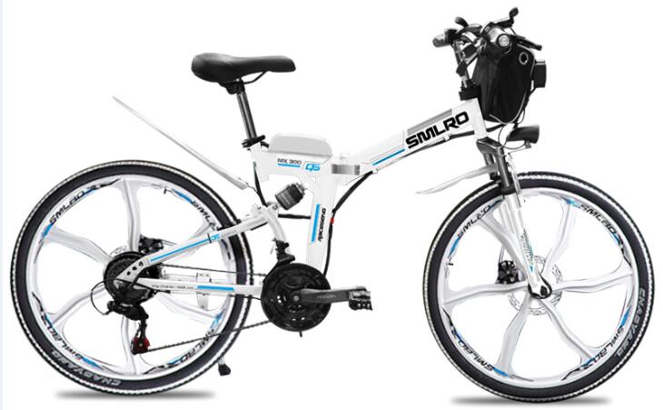 20AH24 Inch Wheel Folding Electric Bike With Z.STAR Brake RoHS Approved