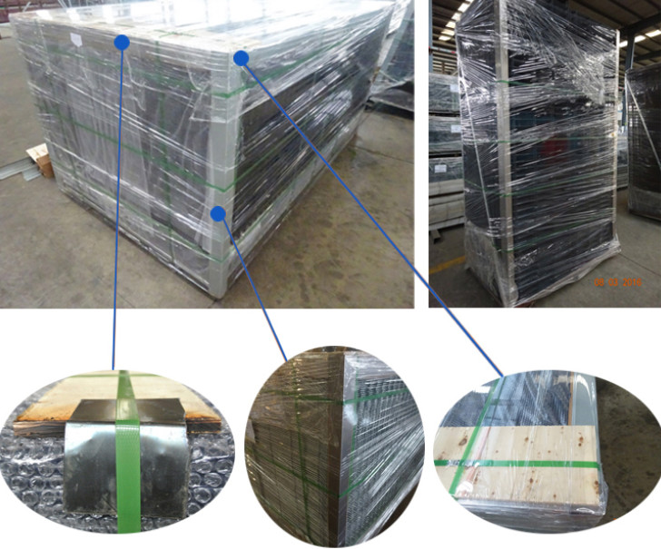 Welded 3d 1.8x3.0m Triangle Fence Panel Anti Corrosion