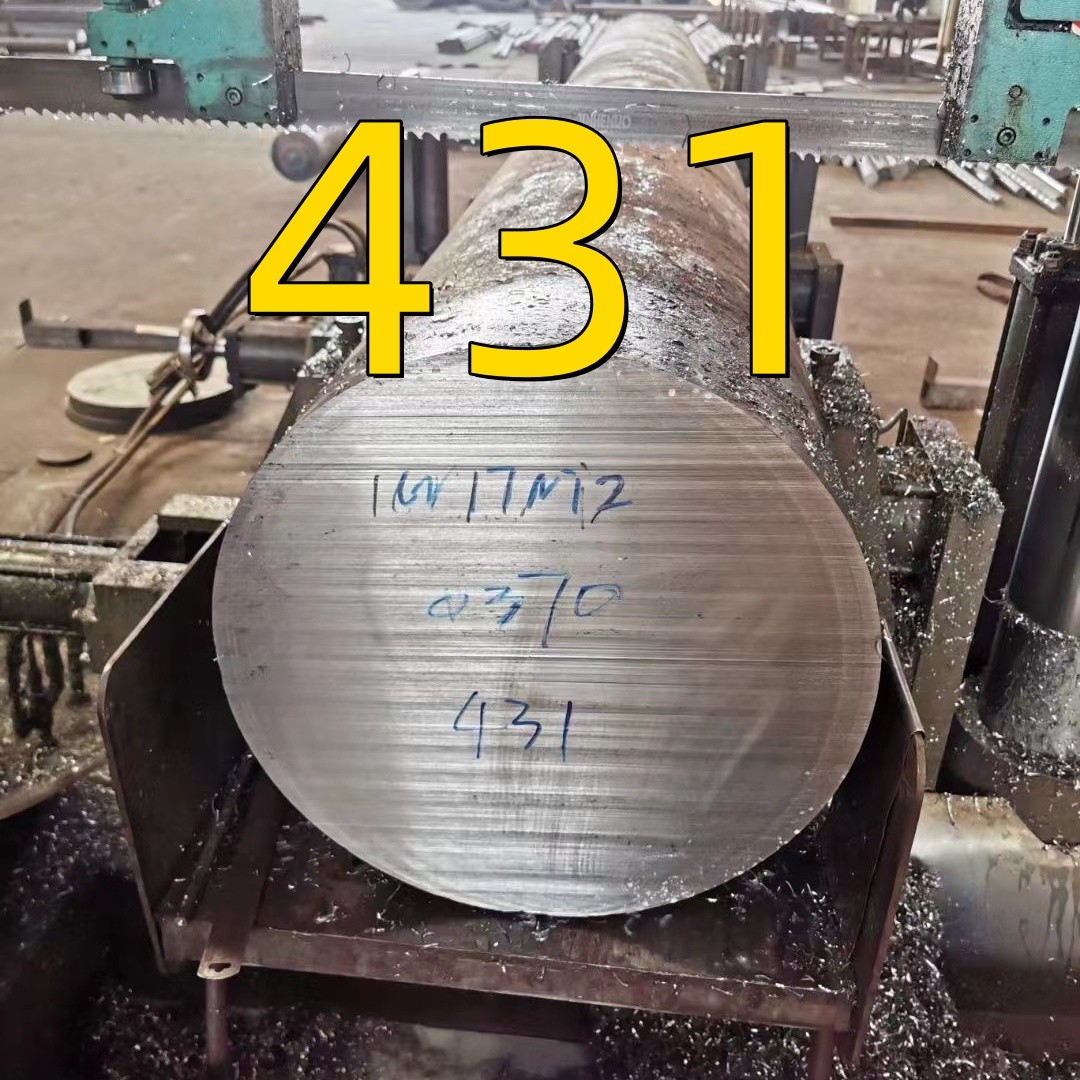 DIN 1.4057 Stainless Steel Round Bar 14Cr17Ni2 SUS431 Black Bar OD 370*6000mm