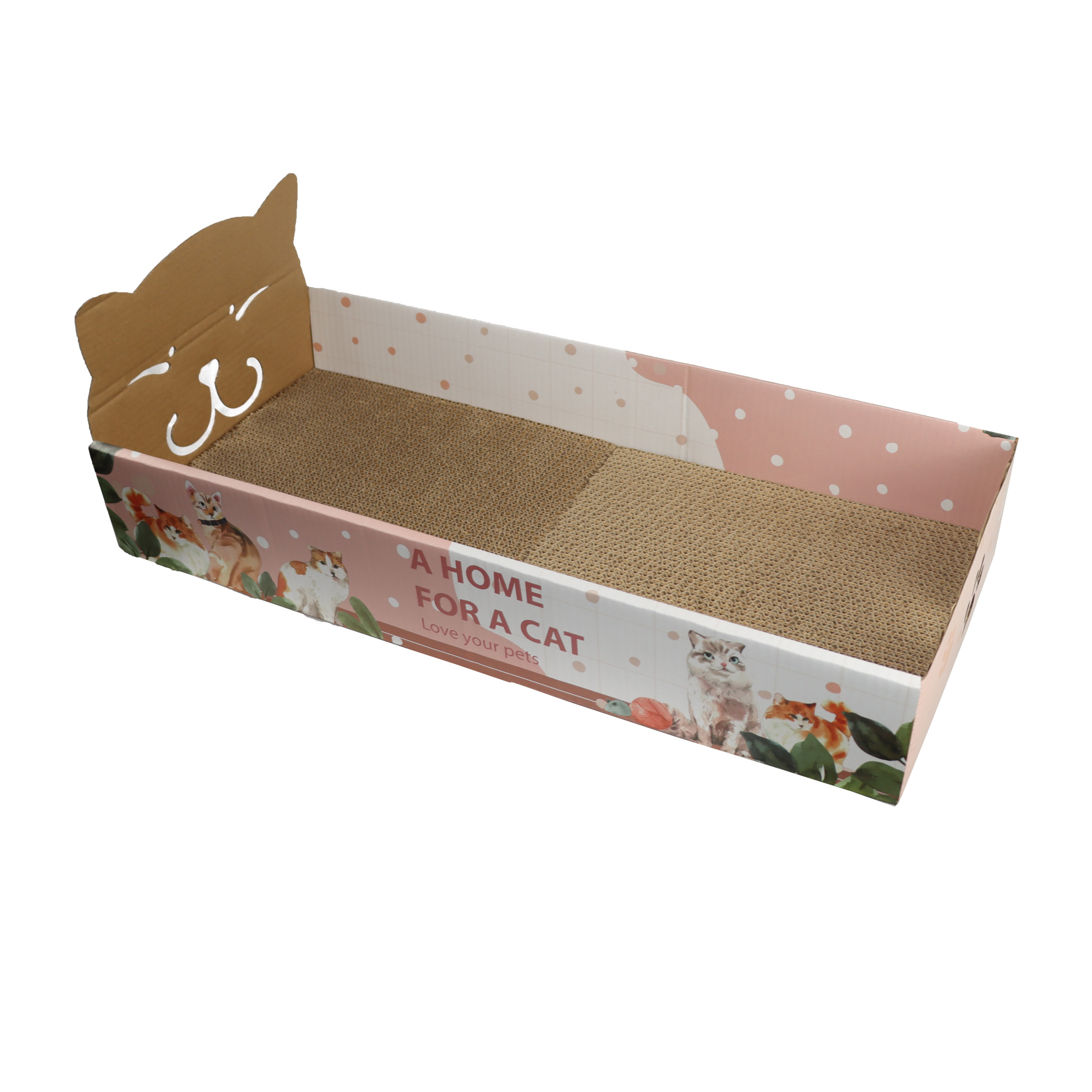 Sofa Cat Scratcher Lounge Tree Sturdy Durable To Stress Relief 60x28x20CM