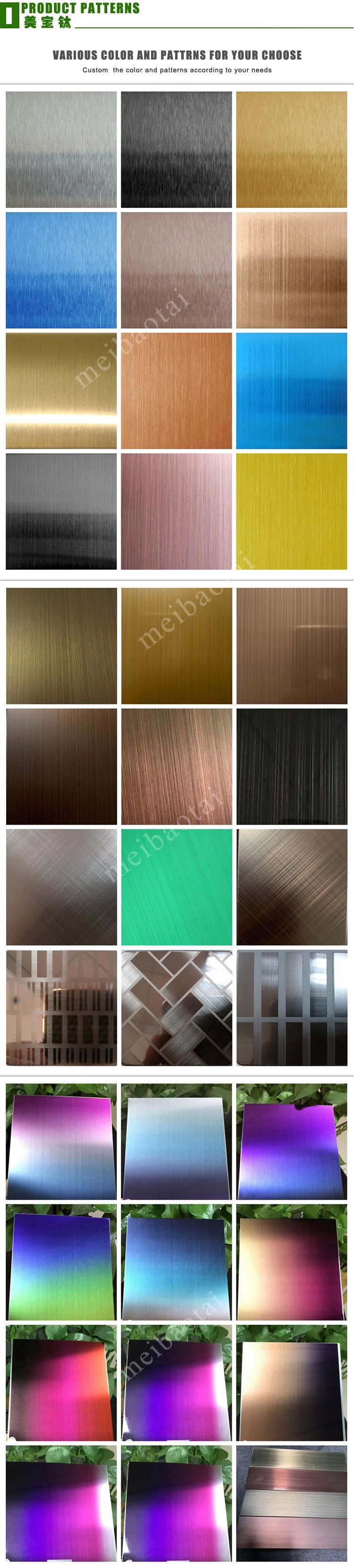 1000x2000mm Hairline Stainless Steel Sheet Rose Gold GB Standard