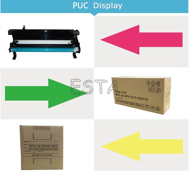 Canon C - EXV 18 Drum Unit , IR1018 IR1020 IR1022 Canon Copier opc drum unit