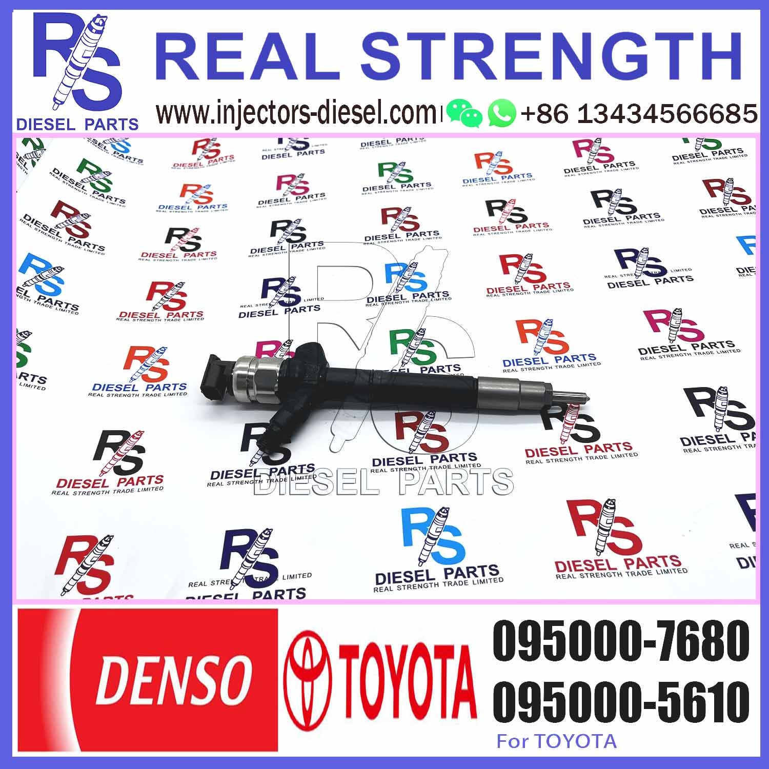 New Diesel Fuel Injector Nozzle 23670-0R180 Common Rail Injector 095000-7680