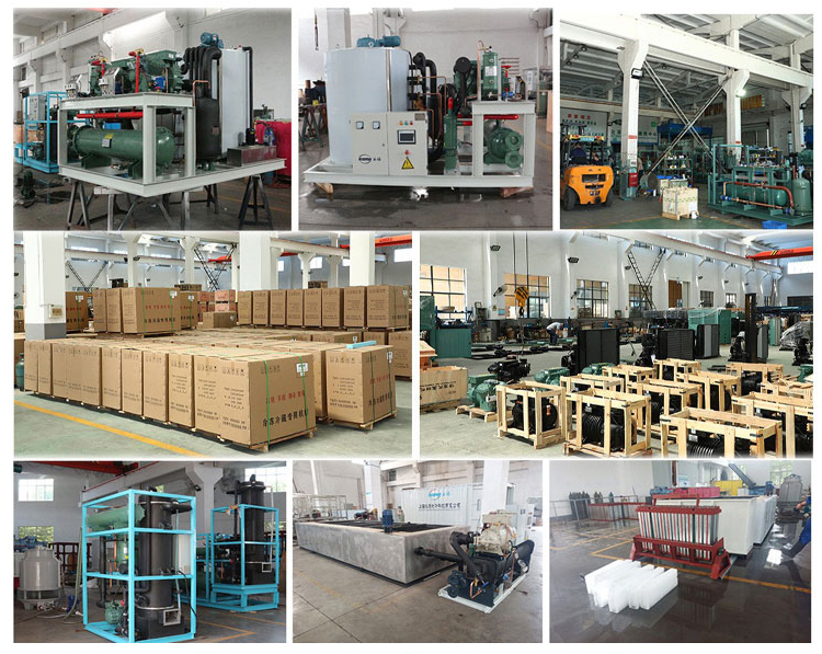 10T/24h Industrial Ice Cube Machine Factory Restaurant Shop 3P