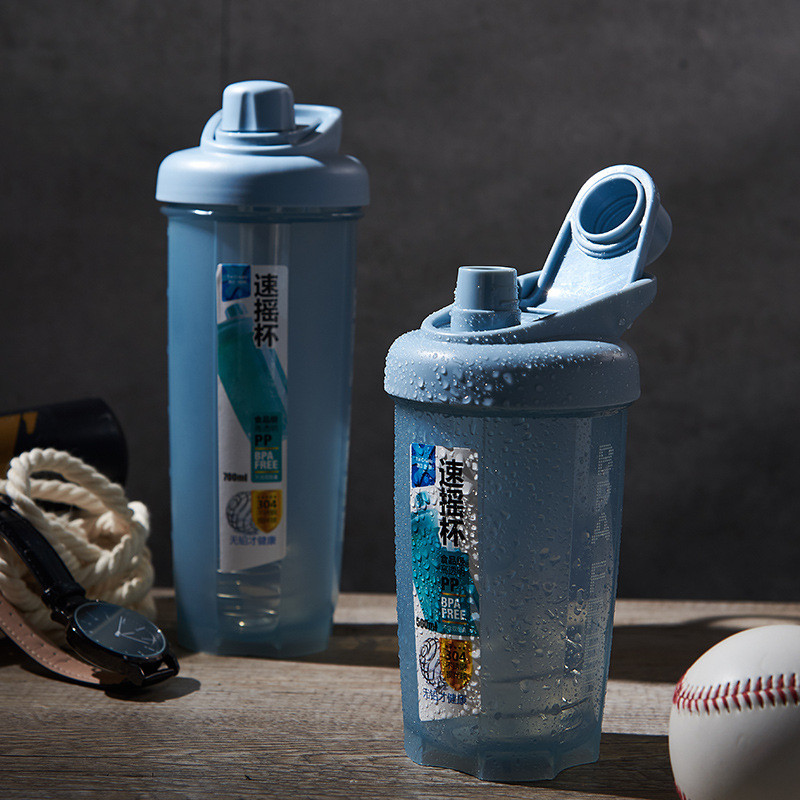 BPA Free Tritan Plastic Protein Shaker Bottles For Gym 500ml