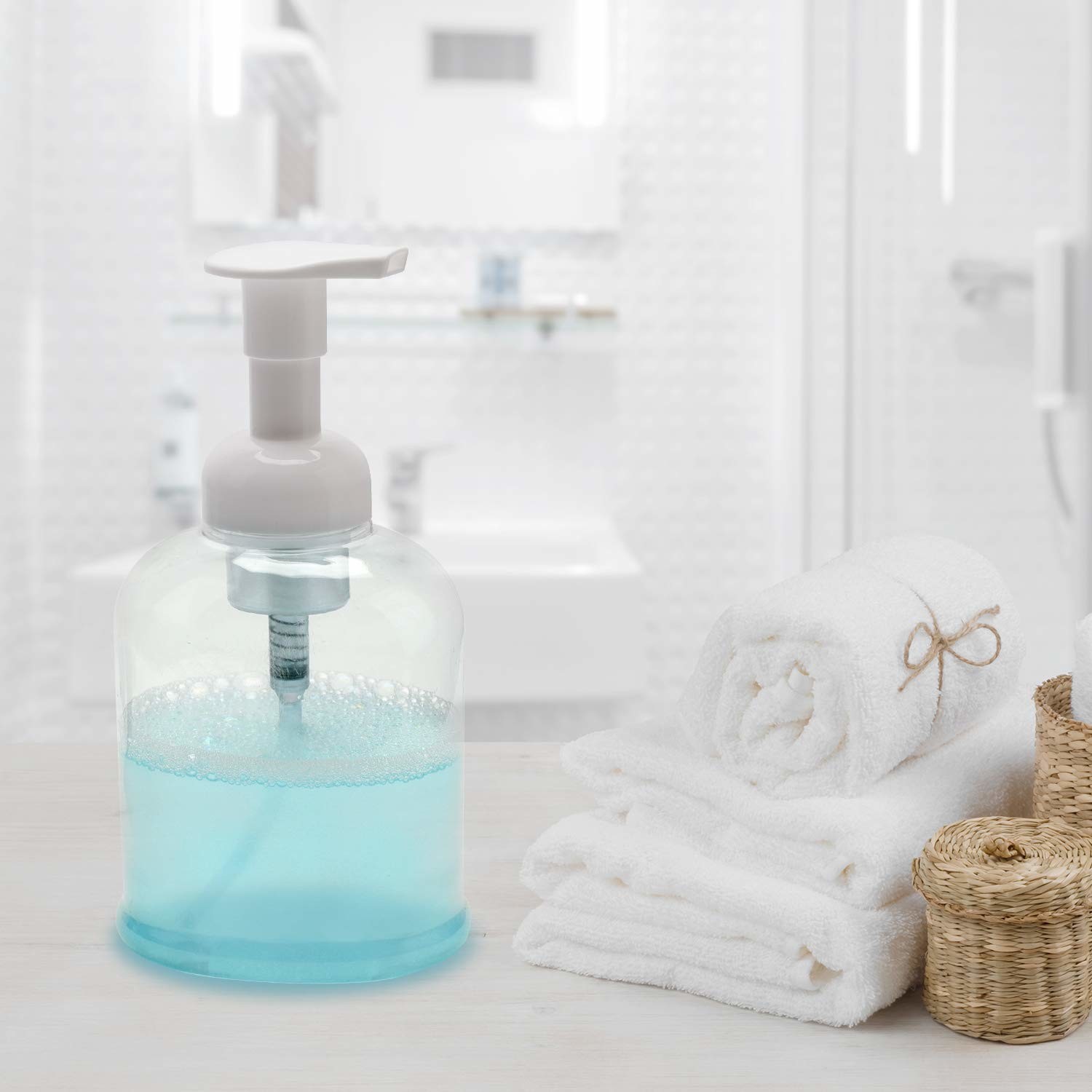 White 40mm/410 Plastic Dispenser Foam Soap Pump No Leakage