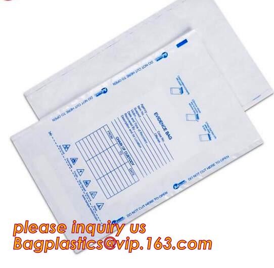 Security plastic bag with adhesive tape for cash, plastic money bag, Security Money Cash Bag For Airport/Bank and police
