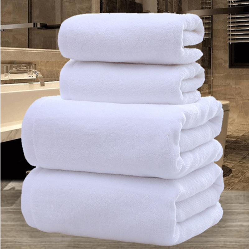 Customized 100% Pure Cotton Towel Sets High Water Absorbency Perfect for Home and Hotel