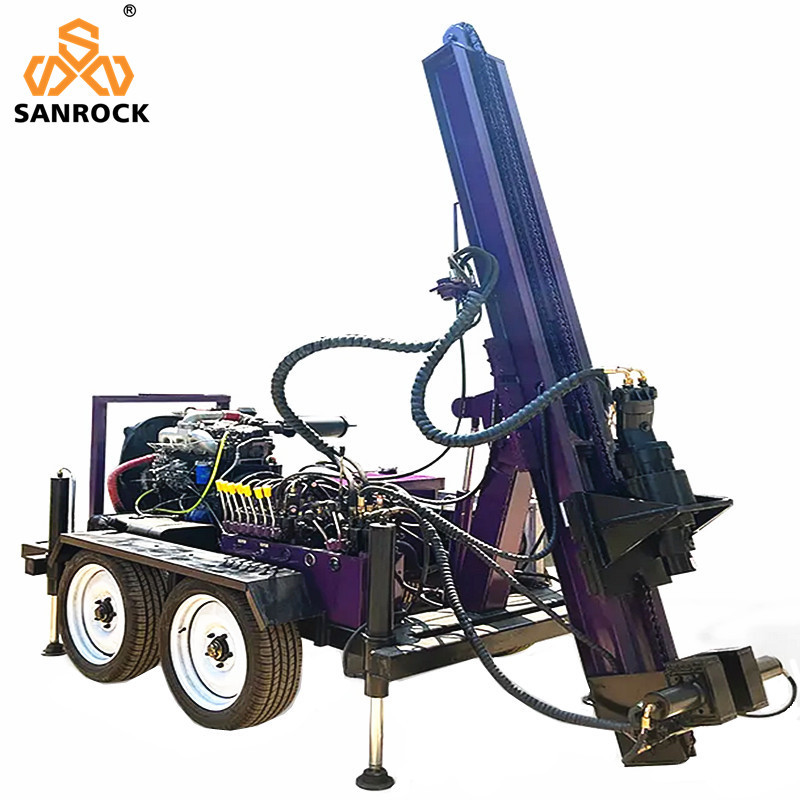 Water Well Drilling Rig Machine Power 78KW Water Borehole Drilling Equipment Portable Well Drilling Rig