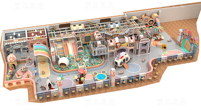 Kids Zone Plastic Indoor Playset , Soft Play Structures Non Toxic Material