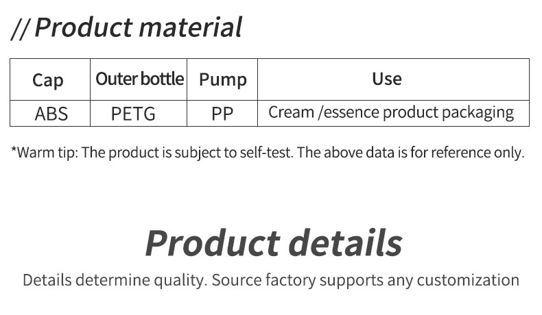 100ml Lotion Bottle Refillable Empty Square Plastic Bottle For Skincare