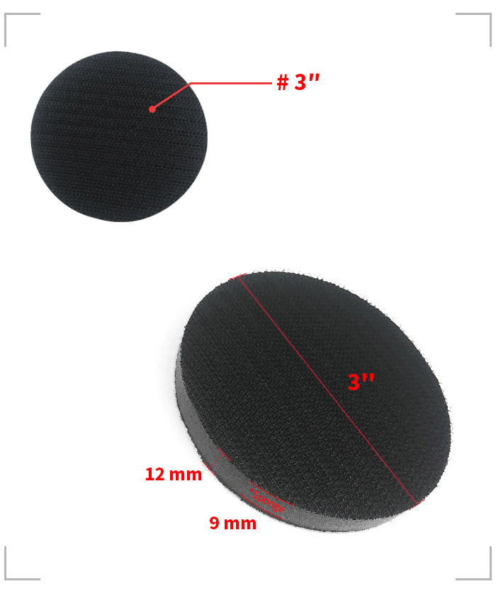 3 Inch 4 Inch Customized Auto Buffing Pads Polishing Pad For Drill