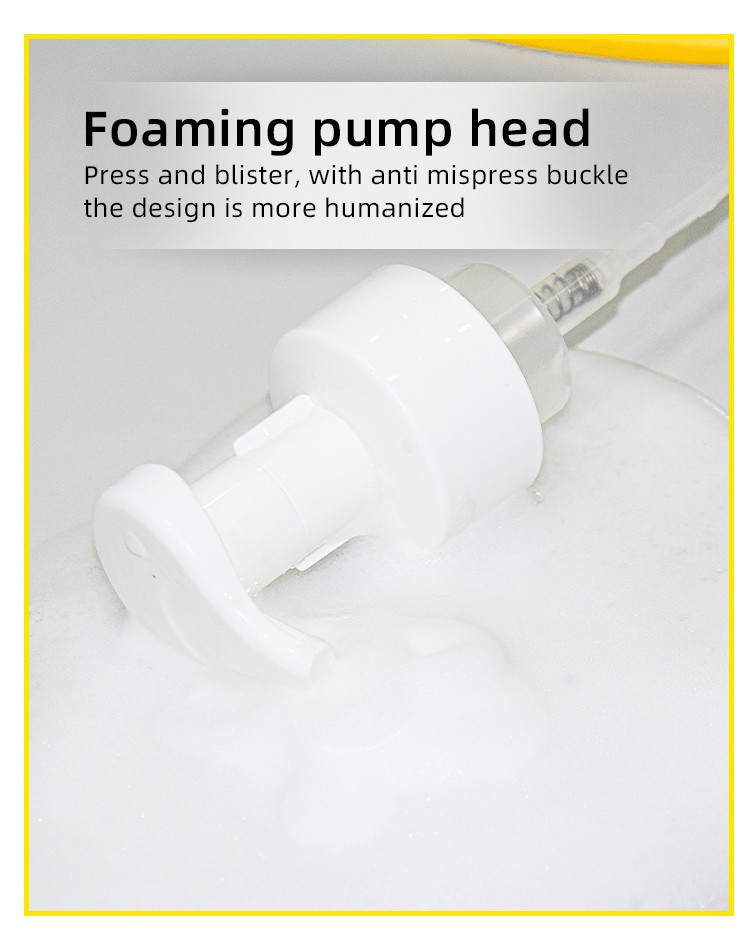 Iso Approved 200ml Foam Hand Sanitizer Bottle Soft Touch Packaging