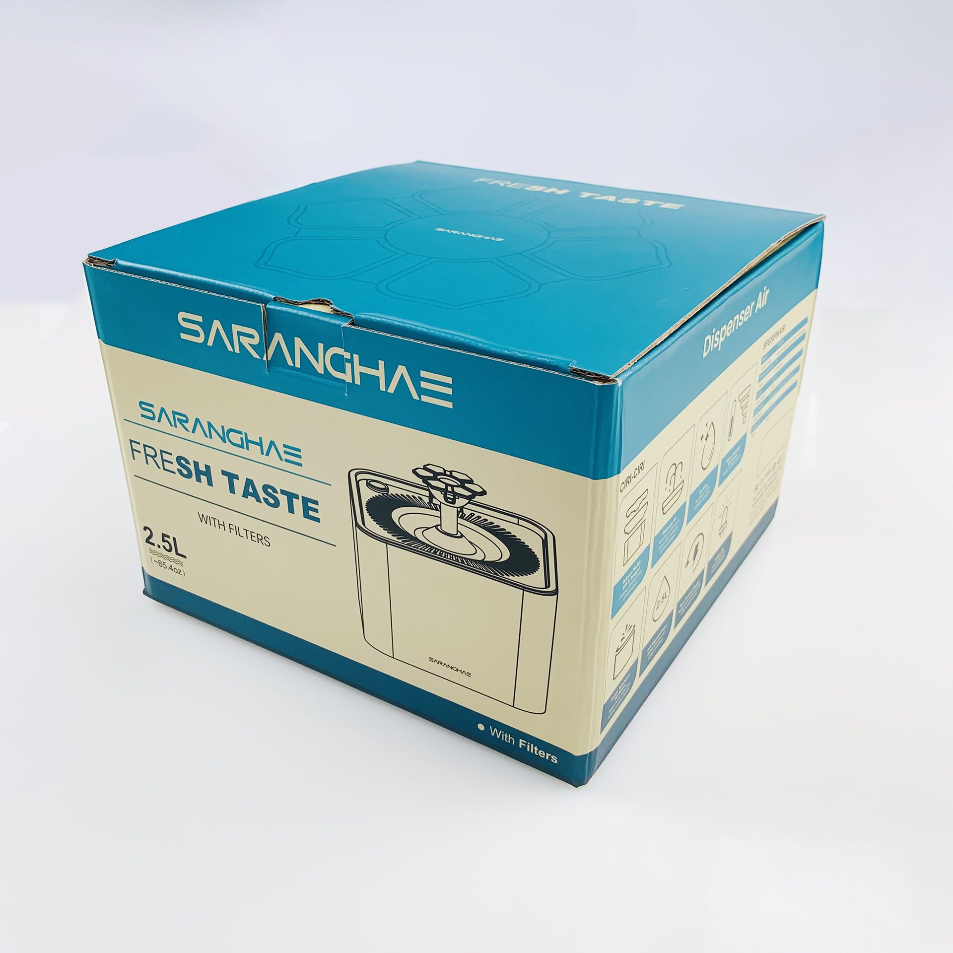 Custom logo Household Supplies Automatic Pet Feeder Packaging Shipping Box