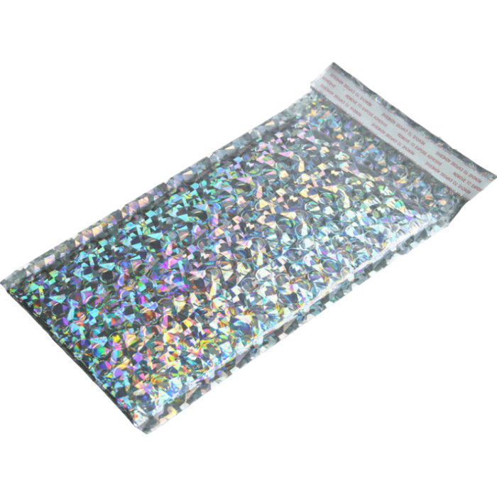 Multilayered Holographic Bubble Mailers 8.5"X12" #2 For Express Delivery