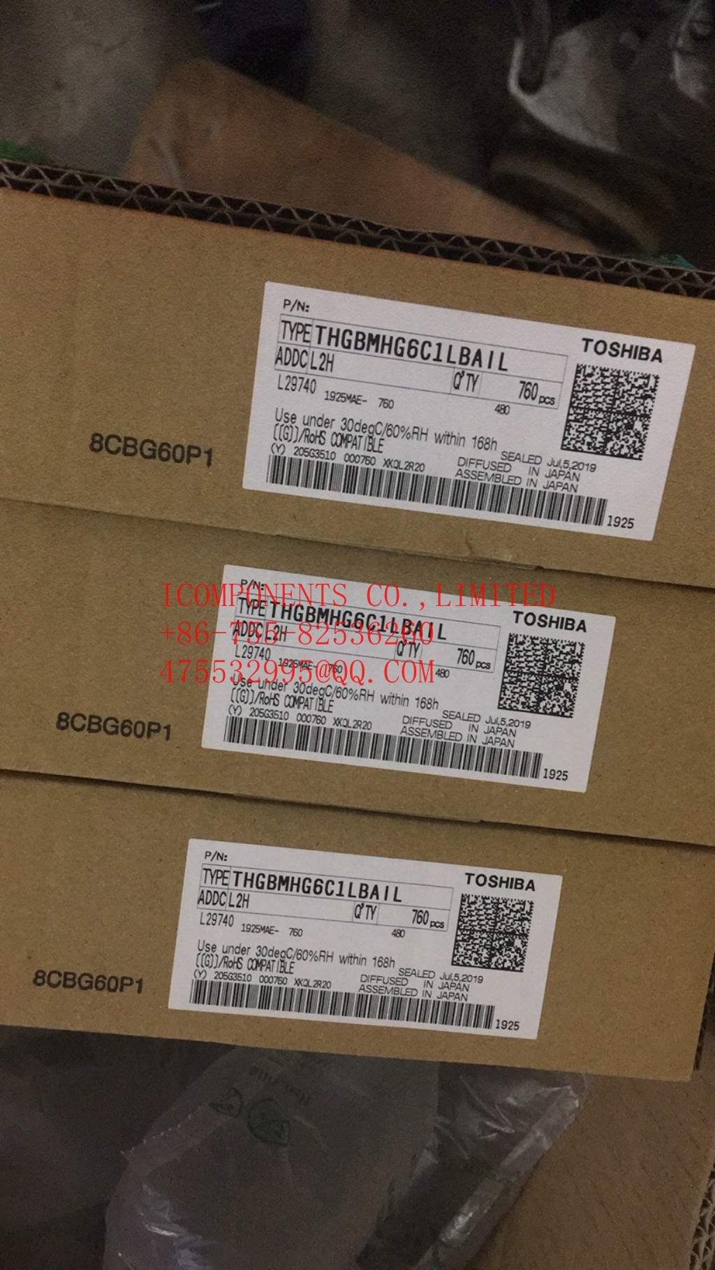 THGBMJG6C1LBAIL KIOXIA IC FLASH 64G MMC 52MHZ 153WFBGA NAND FLASH THGBMJG6C1LBAU7 THGBMHG6C1LBAIL