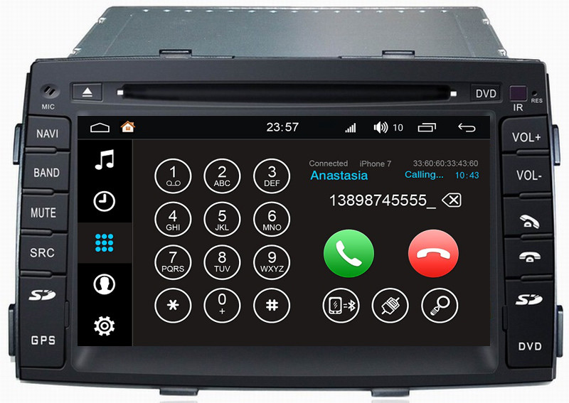 Ouchuangbo car gps media audio 200 platform android 8.0 for Kia Sorento 2010-2012 support USB SWC AUX wifi mirror link