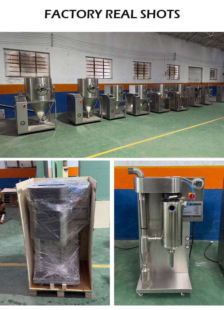 Stainless Steel Small Centrifugal Spray Dryer Lab For Dry Milk Powder Herbs 2L/H