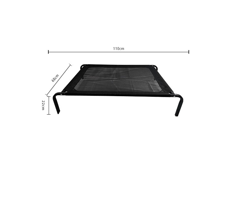 Breathable Elevated Dog Cot Bed 35in Portable Elevated Dog Bed