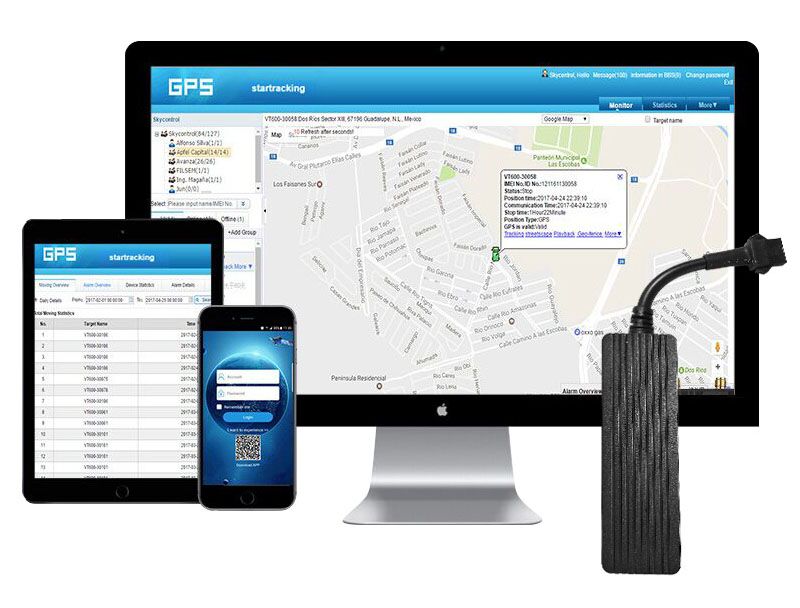 500mAh LTE 80V Engine Start Remotely Car GPS Tracker With Api