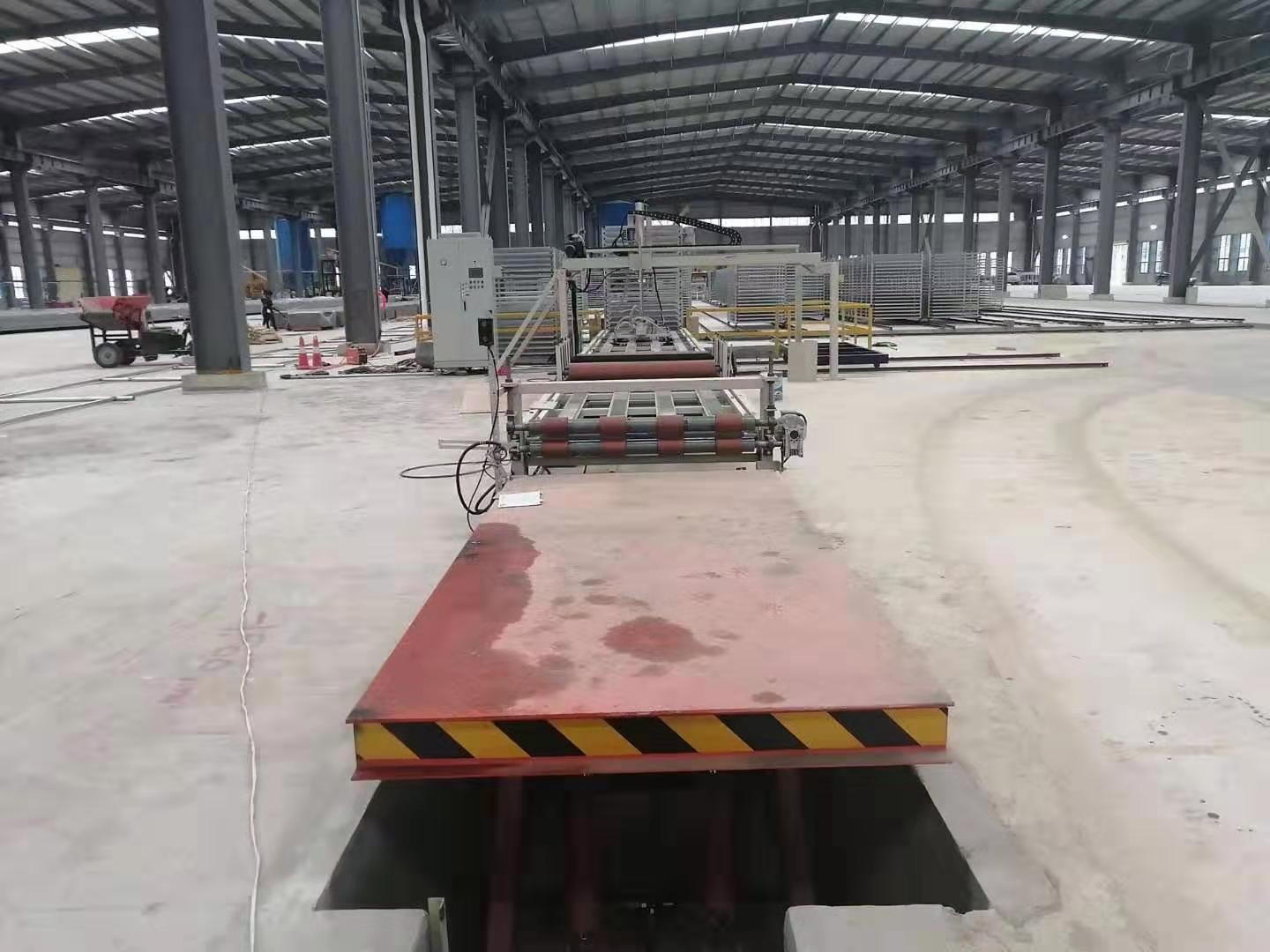Fully Automatic Sulfate Magnesium Oxide Board Forming Machinery for Door Core Frame