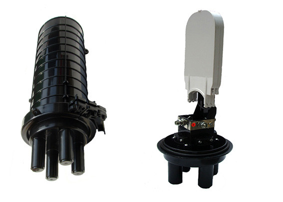 Enclosure Fiber Optic Junction Box 2 In 2 Out Wall Mounted Dome Type
