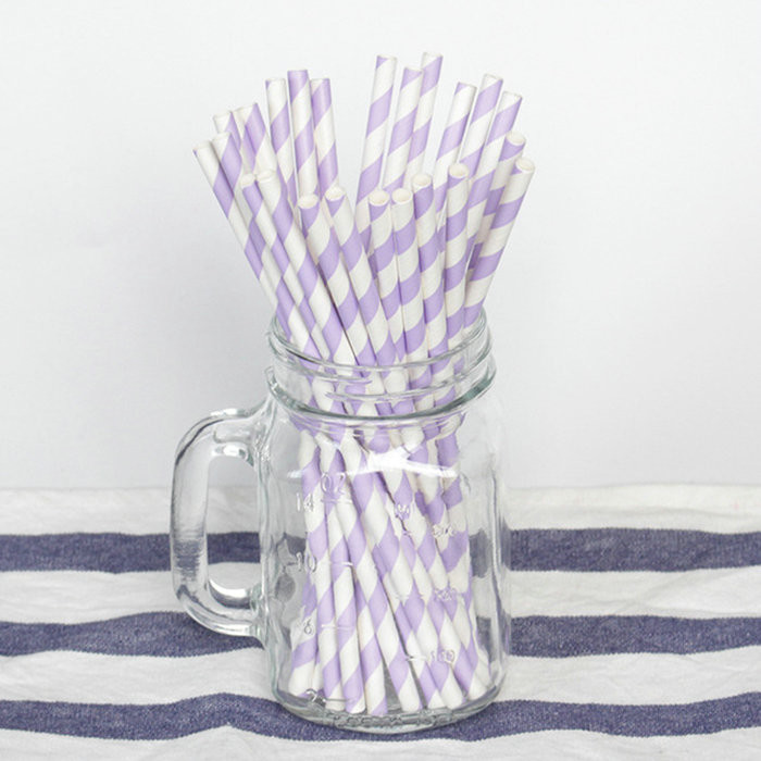146mm Party Decoration Colorful Biodegradable Cocktail Straws