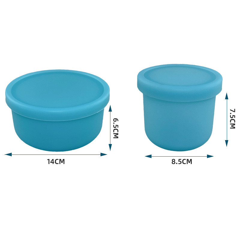 Silicone Bento Box For Kids Toddlers Silicone Food Grade Lunchbox LeakProof