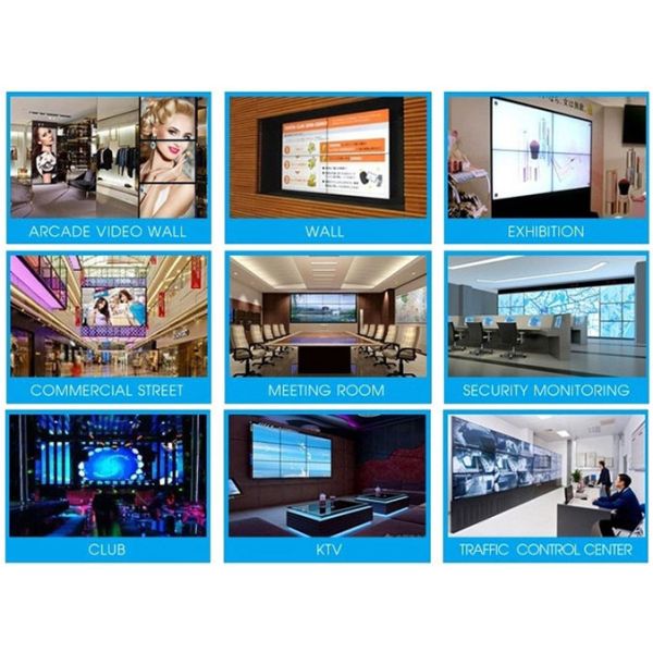 Seamless 55" Digital Video Wall Display Signage For Conference Room