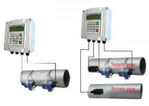 Buy cheap Insert doppler Ultrasonic Flow meter for volume flow measurement product