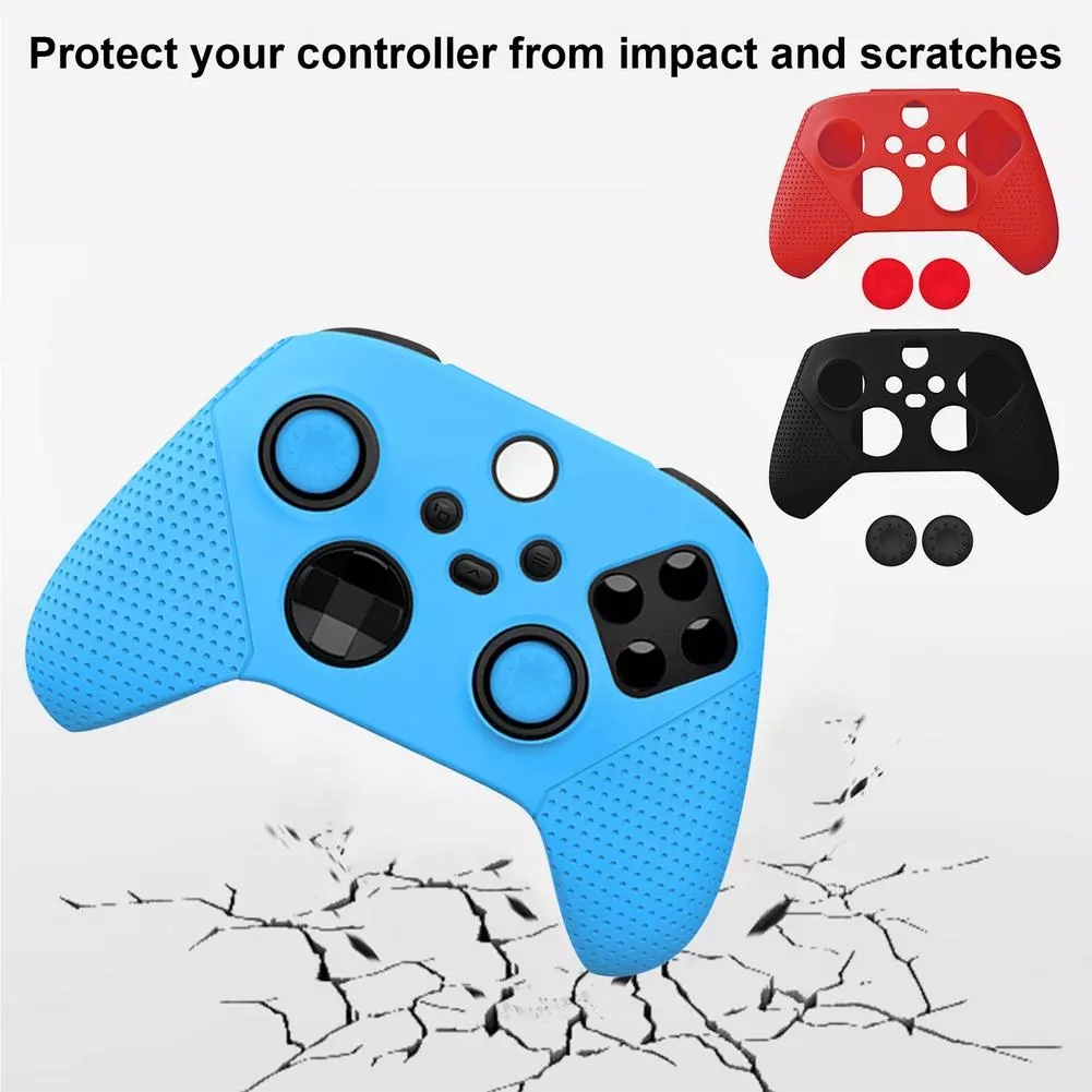 2021 Wholesale New Silicone Protective Case Anti-slip Handle Cover Shell Controller Skin For Xbox Series X S Game Accessories