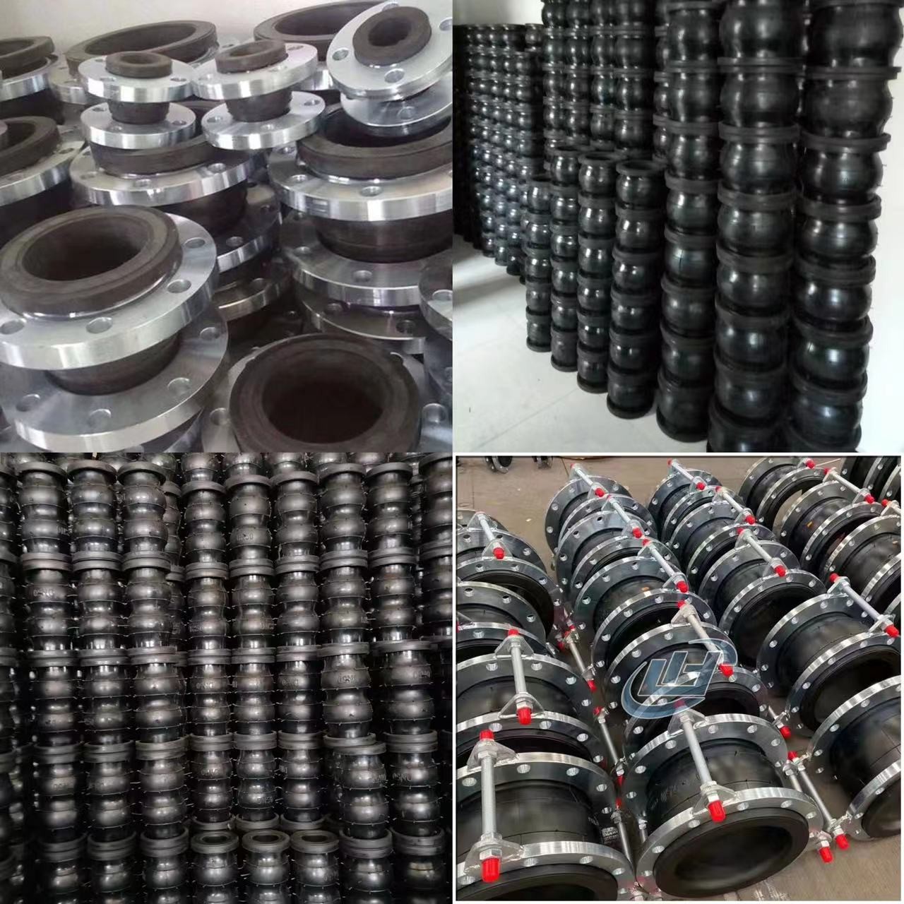 NR NBR EPDM Single Sphere Rubber Expansion Joint For High Rise Water Supply System