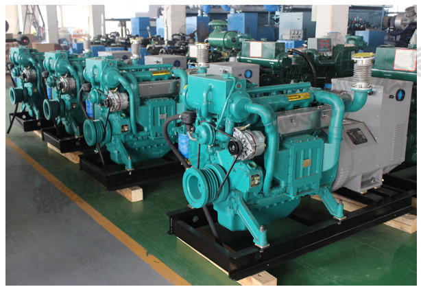 12kw Cummins Marine Diesel Genset With 4bt3.9 Diesel Engine ISO9001 Compliant