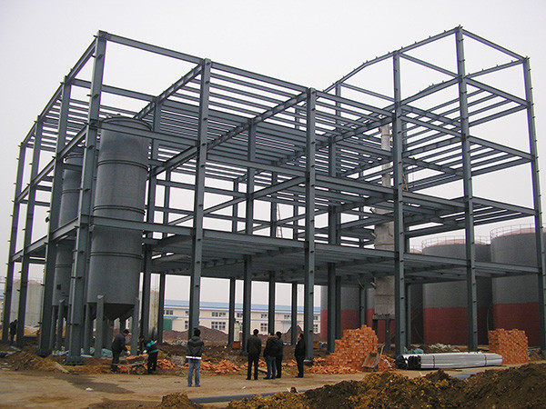 High Strength Steel Structure Workshop Low Carbon Steel For Industrial Buildings