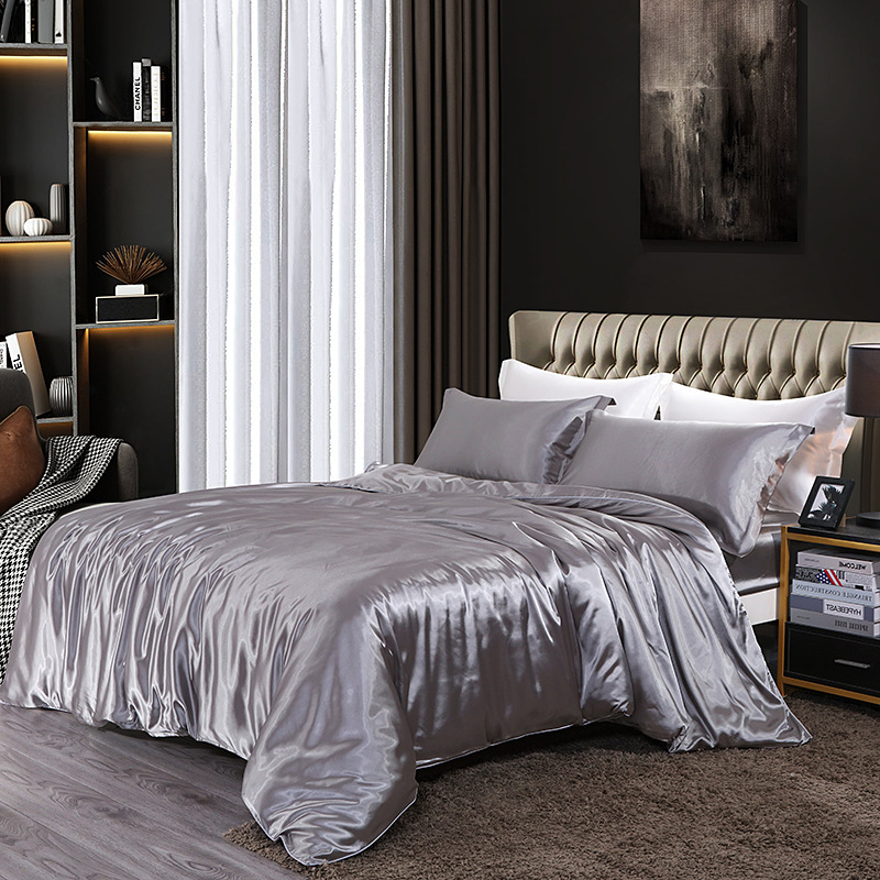 Home Textile Mulberry Silk Bed Sheets , Queen Size 20x30in Fitted Silk Bed Covers