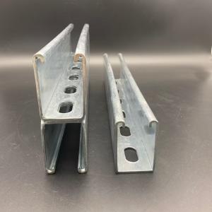 Buy cheap Double Unistrut 41x123 Slotted Plain Spot Welding Back to Back Strut Channel product
