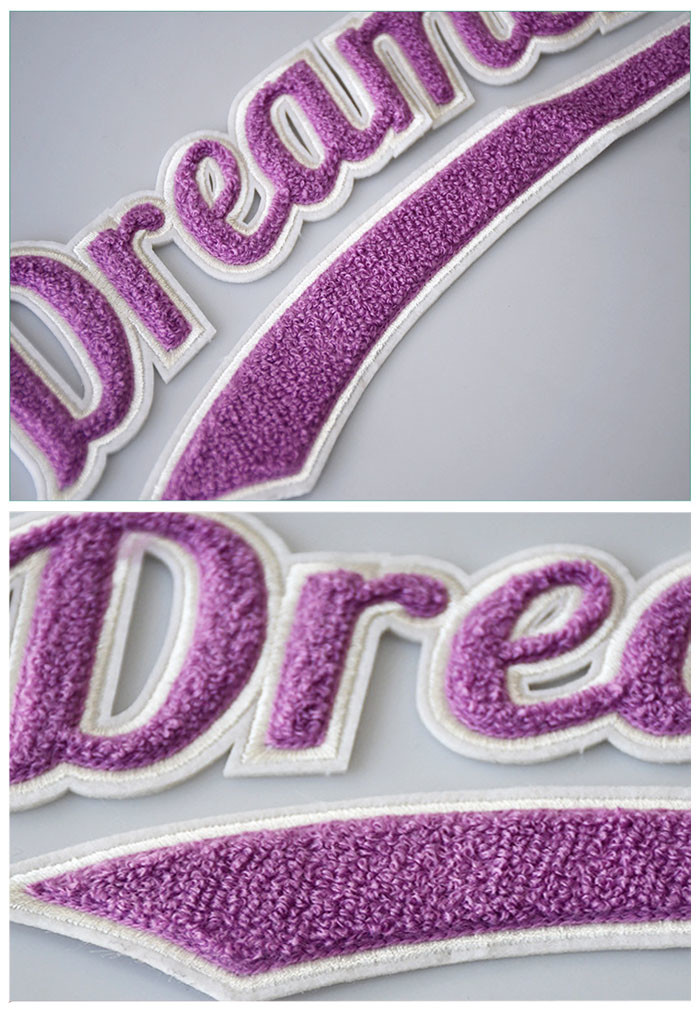 Brand Logo Custom Embroidered Sew On Patches For College Uniform OEM