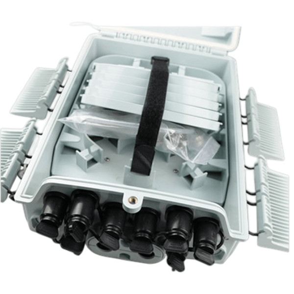 120F Fiber Optic Terminal Box Reinforced Adapter 1x8 Optical Splitter IP65