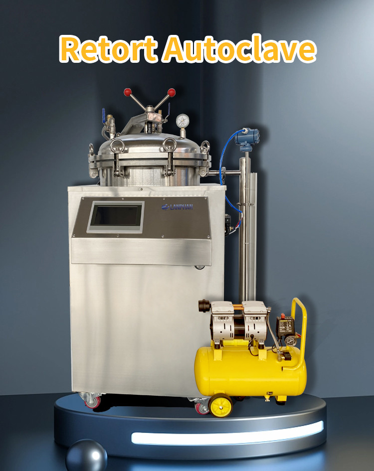 Water Bath Food Sterilizer Small Steam Sterilizer Equipment In Food Processing