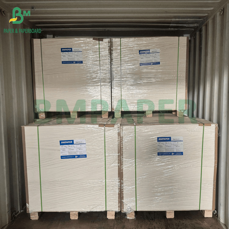  300gsm +15g PE Coated Paper Cup Stock Board For Hot Drinks 820mm 880mm