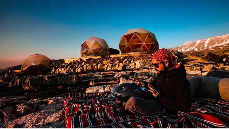 ​Light Steel Frame Movable Cabin Hotel Prefab Geodesic Dome House Dome Kits Deepblue Smarthousing