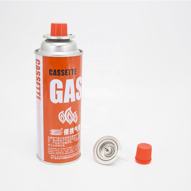 Durable Off Set Printing Portable Gas Stove Cartridge 227g Weight