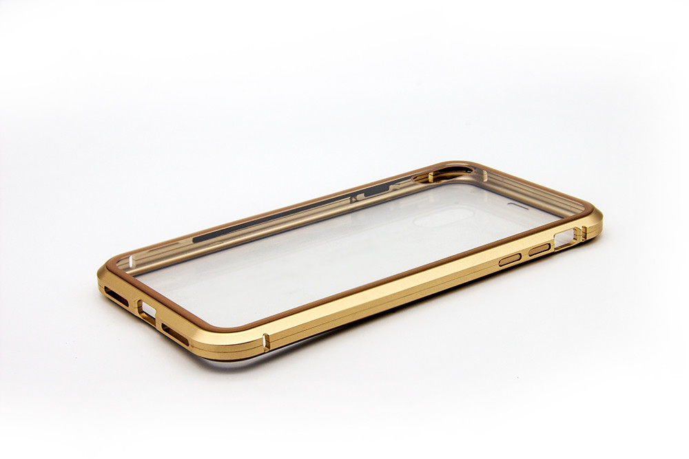 Full protection glass case for iphone X/XR/MAX, glass front and rear,Aluminum frame