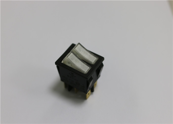 250V 6A Dual Rocker Switch