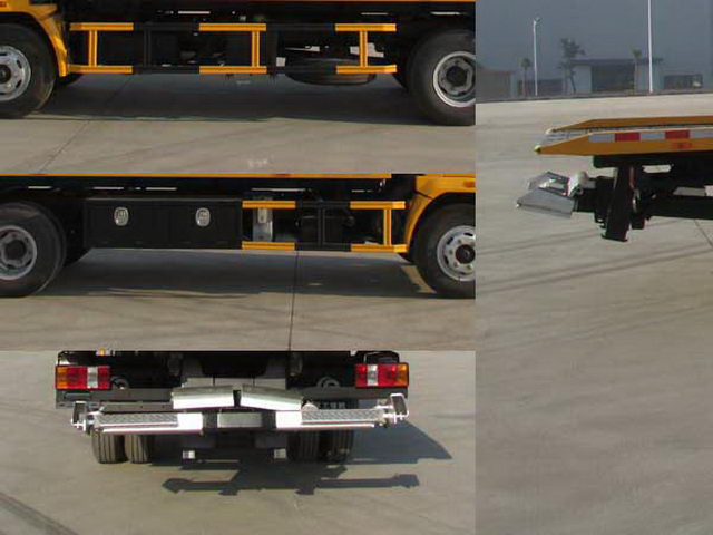 3800 Wheelbase HOWO Truck Mounted 4x2 6.2M Flatbed Tow Truck / Wrecker Vehicle