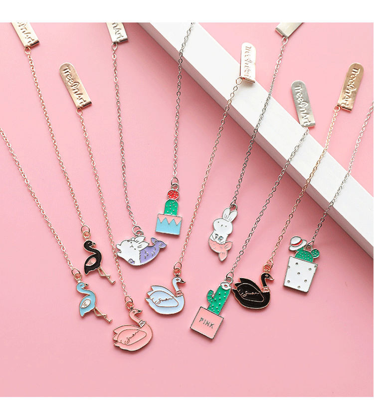 Enamel Metal Custom Bookmark Engraved Personalized For Kids