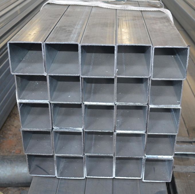Manufacturer 700*700 Galvanized Square Rectangular Steel Tube Steel Pipe for Greenhouse 0