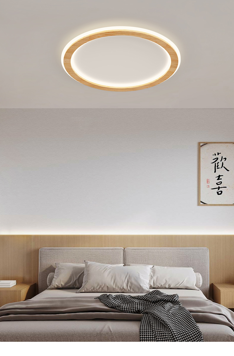Modern Ceiling Lights Living Room Art dero Cloud round Wooden ceiling lights(WH-WA-50)