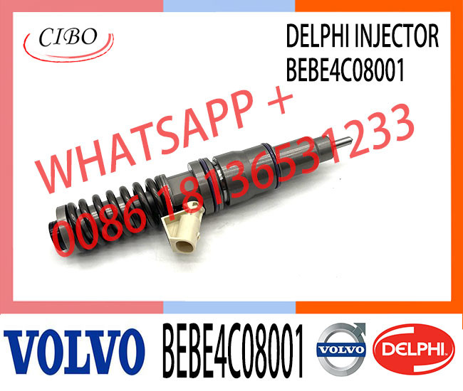 injector BEBE4C08001 2PINS diesel fuel injector 3829087 for for VOL 16 LITRE INDUSTRIAL