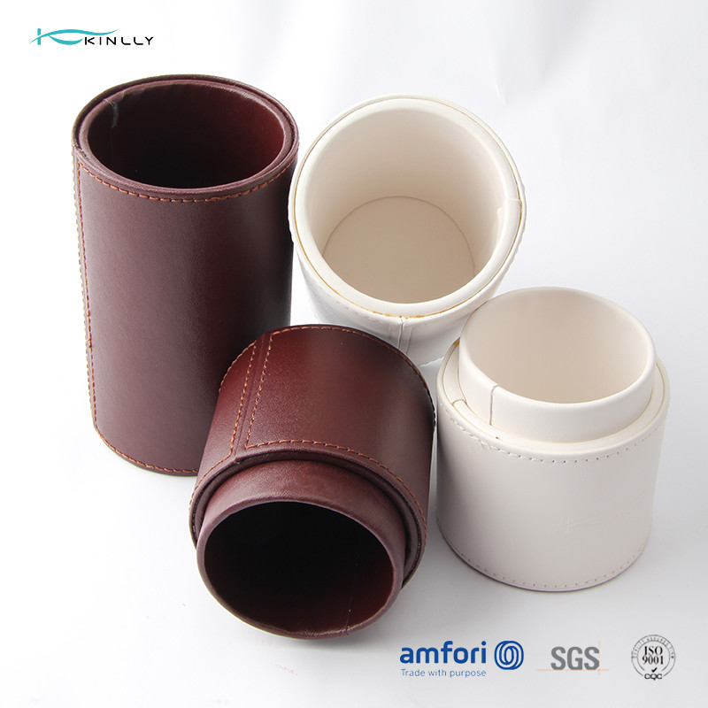 ISO9001 Custom Color OEM Tube Makeup Brush Bag